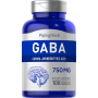 GABA (ácido gama aminobutírico), 750 mg, 100 Cápsulas de liberación rápida