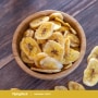 Økologiske, tørkede bananskiver - søtede, 1 lb (454 g) PoseImage - 2