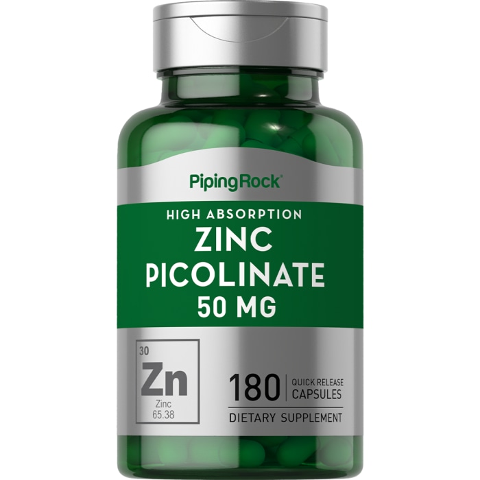 Zinc Picolinate (High Absorption Zinc), 50 mg, 180 Quick Release Capsules