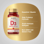 Hoge potentie vitamine D3 , 1000 IU, 250 Snel afgevende softgelsImage - 0