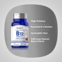 Vitamina B12 (2500 mcg) y ácido fólico (400 mcg), 120 Pastillas de rápida disoluciónImage - 2