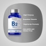 B2 (riboflavina), 100 mg, 180 Cápsulas de Rápida AbsorçãoImage - 1