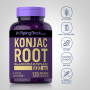 Fibra de raíz de konjac - Glucomanaro , 600 mg, 120 Cápsulas de liberación rápidaImage - 1