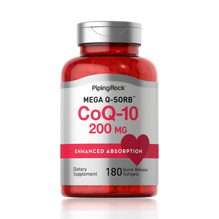 CoQ10, 200 mg, 180 Quick Release Softgels