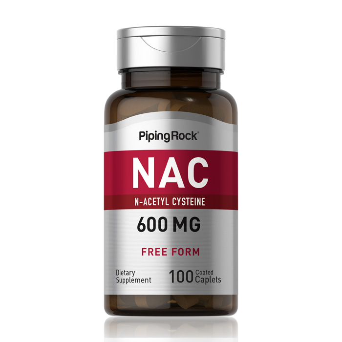 N-Acetyl Cysteine (NAC), 600 mg, 100 Coated Caplets
