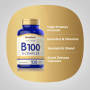 Complexo B vitamina B100, 100 Cápsulas de Rápida AbsorçãoImage - 2