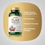 Flaxseed Oil, 1000 mg, 180 Quick Release SoftgelsImage - 2