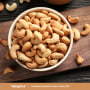 Cashews Roasted Whole Unsalted, 1 lb (454 g) BagImage - 1
