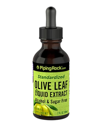 Extracto líquido de hoja de olivo