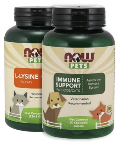 Podporný produkt pre imunitu domácich zvierat