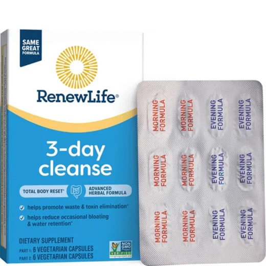 3-Day Cleanse - Total Body Reset Capsules*, 12 素食胶囊