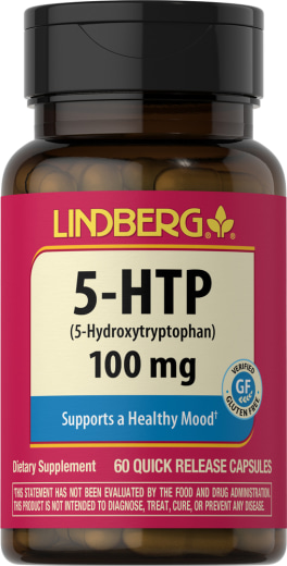 5-HTP , 100 mg, 60 速放性カプセル