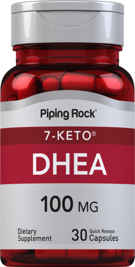 7-Keto DHEA , 100 mg, 30 Cápsulas de Rápida Absorção