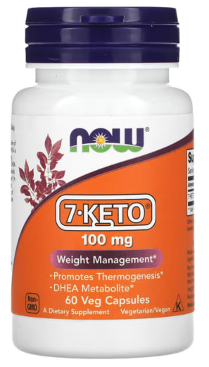 7-Keto DHEA , 100 mg, 60 แคปซูลผัก