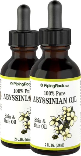 Minyak Abisinia 100% Tulen, 2 fl oz (59 mL) Botol Penitis, 2  Botol Penitis