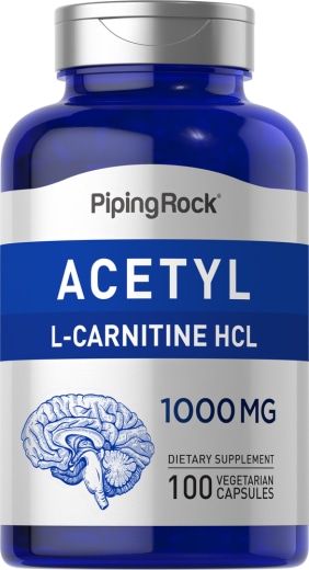Acetil l-carnitina , 1000 mg, 100 Capsule vegetariane