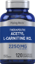 Acetyl L-Carnitin , 2250 mg (pro Portion), 120 Kapseln mit schneller Freisetzung