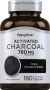 Carvão ativado , 780 mg (por dose), 180 Cápsulas de Rápida Absorção