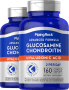 Ácido hialurónico de glucosamina condroitina avanzado, 160 Comprimidos recubiertos, 2  Botellas/Frascos
