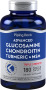 Geavanceerde glucosaminechondroïtine driedubbele sterkte MSM-plus Kurkuma, 180 Gecoate capletten