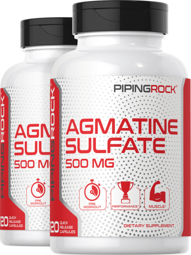 Agmatine Sulfate, 500 mg, 120 Quick Release Capsules, 2  Bottles