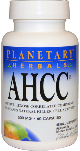 AHCC , 500 mg, 60 Kapszulák