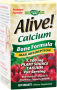Alive! Fórmula de calcio para los huesos (hecho de plantas), 120 Tabletas