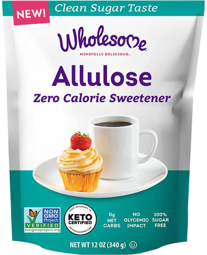 Allulose Zero Calorie Granulated Sweetener, 12 oz (340 g) Pack