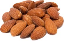 Almonds Roasted & Salted, 1 lb (454 g) Bag, 2  Bags