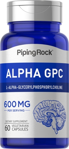 アルファ GPC , 600 mg (1 回分), 60 ベジタリアン カプセル