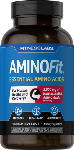 AminoFit Essential Amino Acids, 3000 mg, 150 Capsules