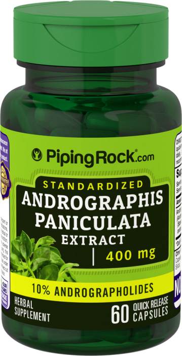 Andrographis Paniculata Extract, 400 mg, 60 Quick Release Capsules
