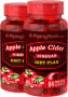 Dieta de vinagre de sidra de manzana, 84 Cápsulas de liberación rápida, 2  Botellas/Frascos