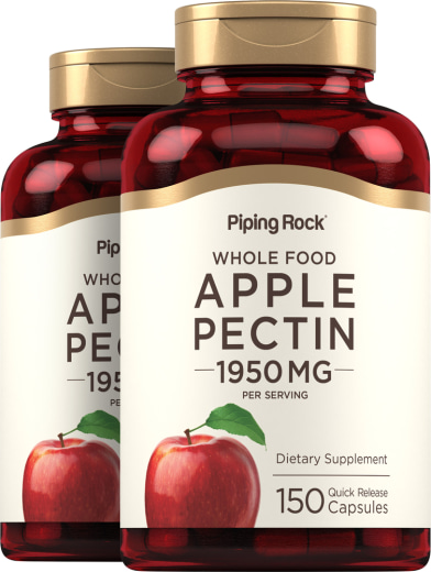 Apple Pectin, 1950 mg, 150 Quick Release Capsules, 2  Bottles
