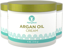 Crème d'huile d'argan, 4 oz (113 g) Bocal, 3  Pots