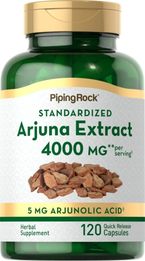 Arjuna Standardized Extract, 4000 mg, 120 Quick Release Capsules