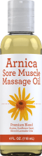 Huile de massage à 'Arnica, 4 fl oz (118 mL) Bouteille