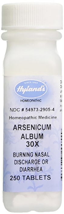 Arsenicum Album 30X Homeopathic Formula for Diarrhea, 250 Tablets