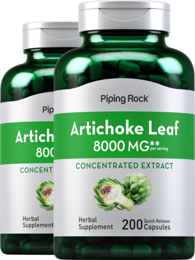 アーティチョーク（チョウセンアザミ）葉濃縮エキス, 8000 mg (1 回分), 200 速放性カプセル, 2  ボトル
