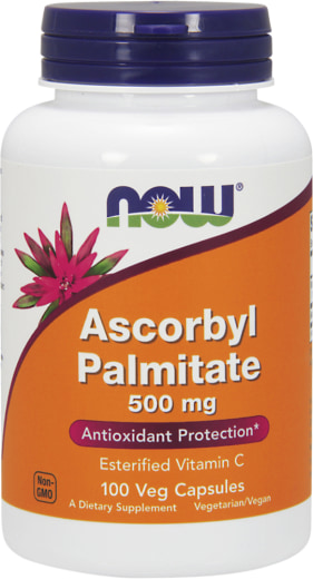 Palmitate d'ascorbyle, 500 mg, 100 Gélules végétales