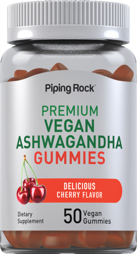 Jeli Getah Ashwagandha (Tropika Semula Jadi Lazat), 75 Gummy Vegan