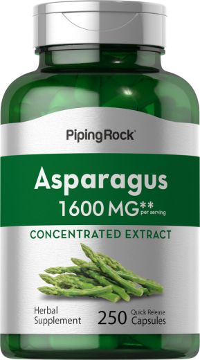Asparagus , 1600 mg (setiap sajian), 250 Kapsul Lepas Cepat
