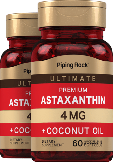 Astaxanthin, 4 mg, 60 Quick Release Softgels, 2  Bottles