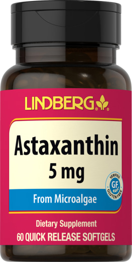 Astaxantin, 5 mg, 60 Snabbverkande gelékapslar