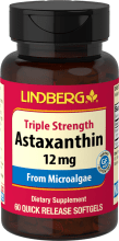 Astaxanthine (triple force), 12 mg, 60 Capsules molles à libération rapide