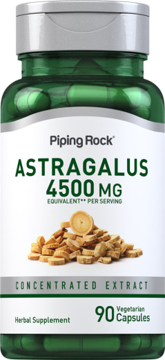 Raíz de astrágalo , 4500 mg (por porción), 90 Cápsulas vegetarianas