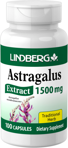 Astragalusgyökér (kínai csüdfű) kivonata, 1500 mg, 100 Kapszulák