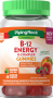 Energetski B-kompleks + B-vitamini, L-karnitin i Ashwaganda gumeni bomboni (prirodni okus grožđa i breskve), 48 Veganski gumeni bomboni