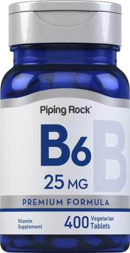 B-6 (피리독신), 25 mg, 400 정제