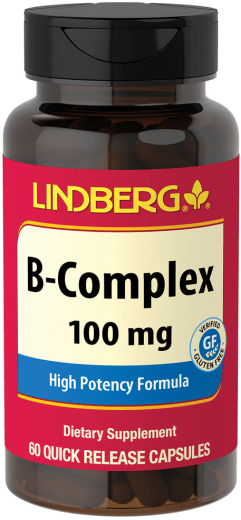 B-컴플렉스 100mg, 100 mg, 60 빠르게 방출되는 캡슐